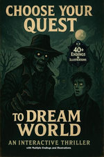 Choose Your Quest to Dream World: An Interactive Thriller with Multiple Endings and Illustrations