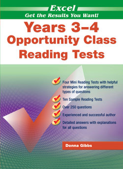 Excel Opportunity Class Reading Tests Years 3-4