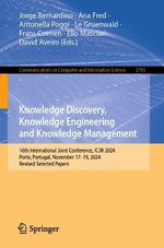 Knowledge Discovery, Knowledge Engineering and Knowledge Management