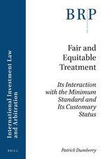 Fair and Equitable Treatment