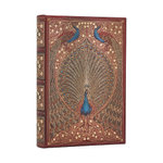 2027 Hafiz's Peacocks (Sangorski & Sutcliffe) Mini 12-Month Hardcover Dayplanner (Elastic Band Closure) Daily