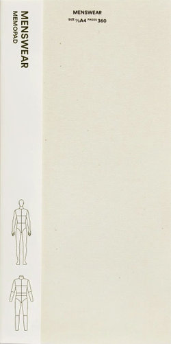 Fashionary Menswear Memopad Fashionary Menswear Memopad