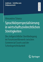 Spruchkoerperspezialisierung in wirtschaftszivilrechtlichen Streitigkeiten