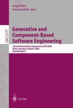 Generative and Component-Based Software Engineering