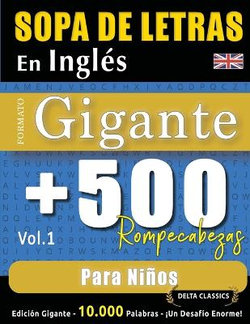 Sopa de Letras En Ingles Formato Gigante