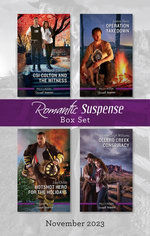 Suspense Box Set Nov 2023/CSI Colton And The Witness/Operation Takedown/Hotshot Hero For The Holidays/Ollero Creek Conspiracy