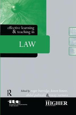 Effective Learning and Teaching in Law Effective Learning and Teaching in Law