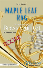 Maple Leaf Rag - Brass Quintet (score)