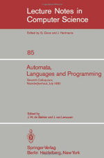 Automata, Languages and Programming