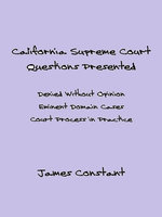 California Supreme Court Questions Presented