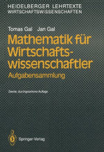 Mathematik fuer Wirtschaftswissenschaftler