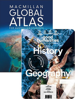 Good Humanities 7 Student Book + digital access and Macmillan Global Atlas, 5th Edition Bundle