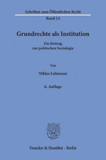Grundrechte ALS Institution
