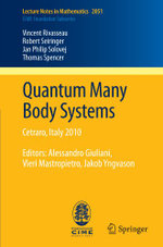 Quantum Many Body Systems