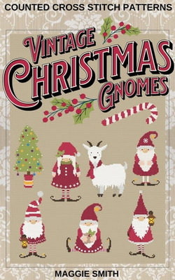 Vintage Christmas Gnomes | Counted Cross Stitch Patterns