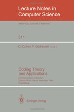 Coding Theory and Applications