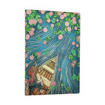 Lotus River (Living with Yuko) Midi Unlined Softcover Journal (Elastic Band Closure)