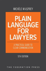 Plain Language for Lawyers