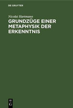 Grundzüge Einer Metaphysik der Erkenntnis
