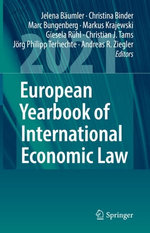 European Yearbook of International Economic Law 2021 European Yearbook of International Economic Law 2021