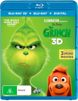 The Grinch 3D (Dr. Seuss') (2018) (3D Blu-ray/Blu-ray/Digital)