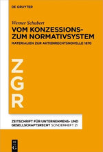 Vom Konzessions- Zum Normativsystem