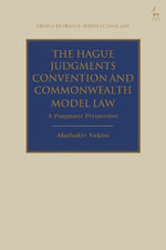 The Hague Judgments Convention and Commonwealth Model Law
