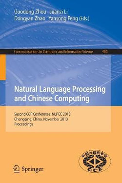 Natural Language Processing and Chinese Computing