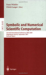 Symbolic and Numerical Scientific Computation