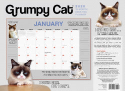 Grumpy Cat (R) 18-Month Desk Pad Planner