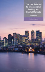 The Law Relating to International Banking