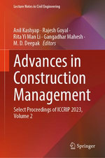 Advances in Construction Management Advances in Construction Management