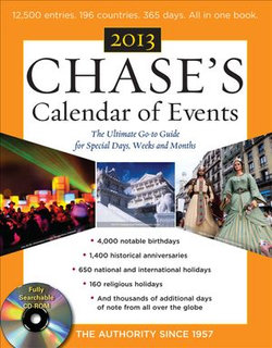 Chases Calendar of Events 2013 with CD-ROM