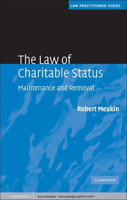 The Law of Charitable Status