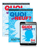 Quoi de Neuf ? 3+4 Student Book, eBook and Activity Book