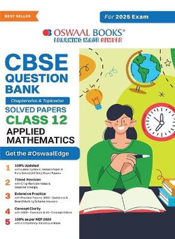 CBSE Question Bank Chapterwise and Topicwise SOLVED PAPERS_Class 12_Applied Mathematics_For Exam 2024-25