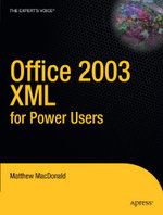 Office 2003 XML for Power Users