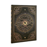Fourth Wing Black (Fourth Wing) Midi Lined Hardcover Journal (Elastic Band Closure)