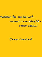 Petition for Certiorari – Patent Case 01-438 - Federal Rule of Civil Procedure 52(a)