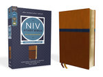 NIV Study Bible, Fully Revised Edition, Personal Size, Red Letter, Comfort Print [Brown/Blue]