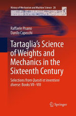 Tartaglia's Science of Weights and Mechanics in the Sixteenth Century