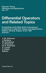 Differential Operators and Related Topics: Differential Operators and Related Topics v. 1
