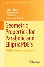 Geometric Properties for Parabolic and Elliptic PDE's