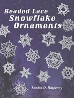 Beaded Lace Snowflake Ornaments