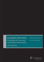 Company Directors: Principles of Law and Corporate Governance