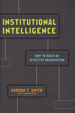Institutional Intelligence Institutional Intelligence