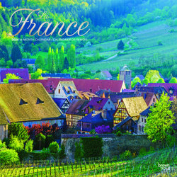 France 2026 12 X 24 Inch (Hanging) Monthly Square Wall Calendar Foil Stamped Cover English/French Bilingual Plastic-Free France 2026 12 X 24 Inch (Hanging) Monthly Square Wall Calendar Foil Stamped Cover English/French Bilingual Plastic-Free