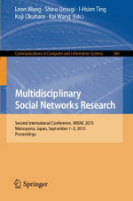 Multidisciplinary Social Networks Research