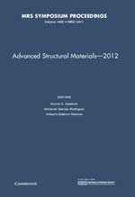 Advanced Structural Materials - 2012: Volume 1485