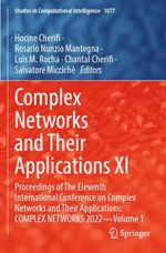 Complex Networks and Their Applications XI Complex Networks and Their Applications XI